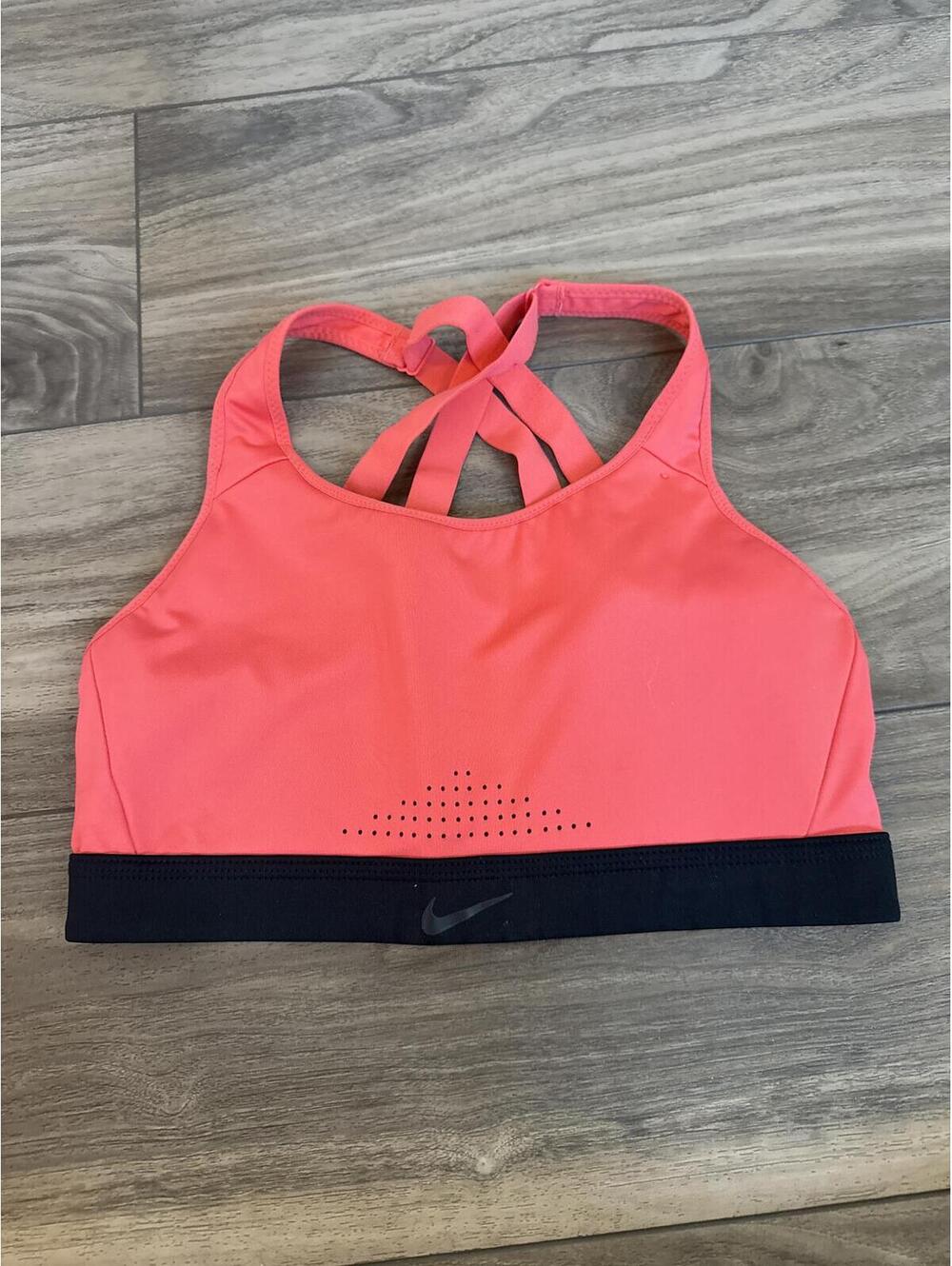 Nike High Impact Dri Fit Cross Back Sports Bra